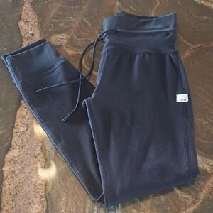 Viori XS Black Jogger Leggings with Drawstring